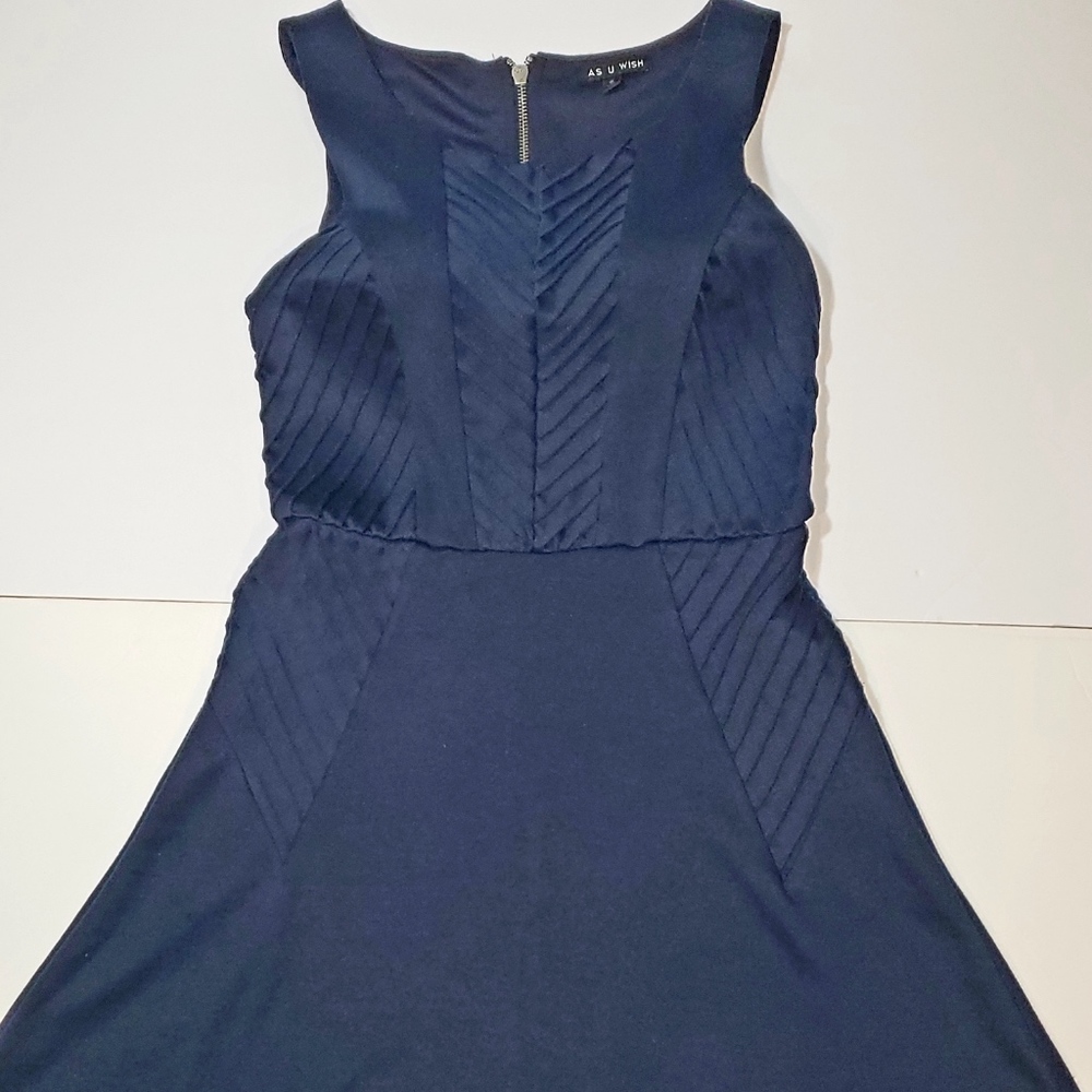 💋 Navy Blue Cocktail Dress